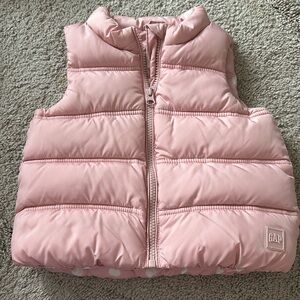 Baby Gap 2T pink Puffer vest